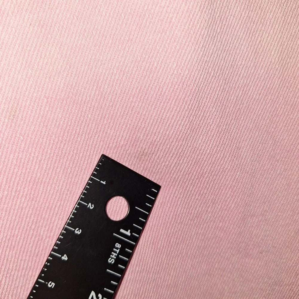 Pink‎ Denim Jeans High Waisted Wide Leg Y2K Bubblegum Sassy Shortcake L Large